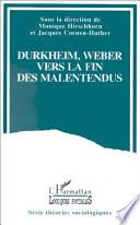 Durkheim et Weber