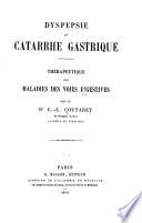 Dyspepsie et catarrhe gastrique
