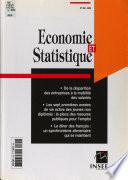 E & S. Économie et statistique