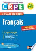 Ebook - Annales CRPE 2017 : Français