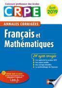 Ebook - Annales CRPE Français et Mathématiques 2019