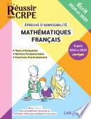 Ebook - CRPE 2024-2025 Mathématiques Français admissibilité + sujets corrigés et ressources en ligne