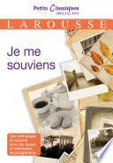 EBOOK /Je me souviens