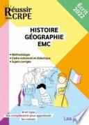 Ebook- Réussir le concours : épreuve écrite d'application Histoire Géographie EMC