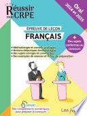 Ebook - Réussir mon CRPE oral 2024 et 2025 - Français épreuve de leçon + Offerts, des contenus numériques pour préparer le concours