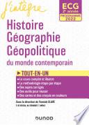 ECG 2 - Histoire Géographie Géopolitique du monde contemporain - Programmes 2022