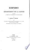 Échinades du département de la Sarthe considérés au point de vue zoologique et stratigraphique