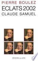 Livre Eclats 2002