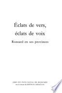 Éclats de vers, éclats de voix