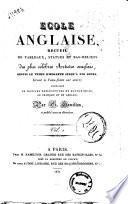 École anglaise, recueil de tableaux, statues et bas-reliefs des plus célèbres artistes anglais, depuis le temps d'Hogarth jusqu'à nos jours... accompagné de notices descriptives et historiques, en français et en anglais par G. Hamilton et publié sous sa direction