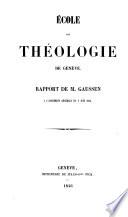 Ecole de théologie de Genève