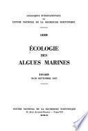 Écologie des algues marines