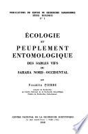 Écologie et peuplement entomologique des sables vifs du Sahara Nord-Occidental