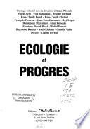 Ecologie et progrès