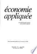 Économie appliquée