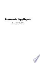 Économie appliquée