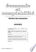 Economie et comptabilite