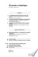 Économie et statistique