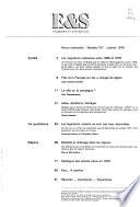 Economie et statistique