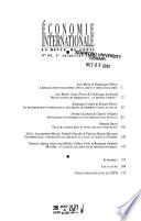 Economie Internationale