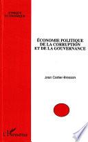 Economie politique de la corruption et de la gouvernance