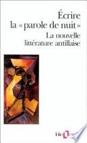 Ecrire la parole de nuit