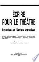 Ecrire pour le théâtre