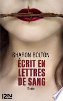 Écrit en lettres de sang