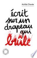 Ecrit sur un drapeau qui brûle