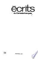 Ecrits du Canada français