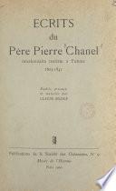 Écrits du Père Pierre Chanel