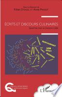 Écrits et discours culinaires
