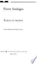 Écrits et propos
