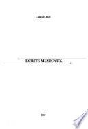 Écrits musicaux