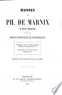 Écrits politiques et historiques