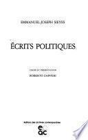Écrits politiques