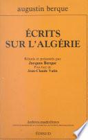 Écrits sur l'Algérie