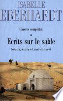 Ecrits sur le sable