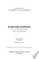 Ecriture féminine et littérature de jeunesse