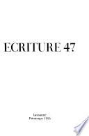 Écriture