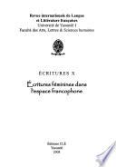 Ecritures