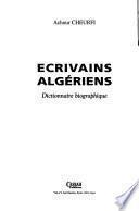 Ecrivains algériens