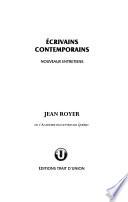 Ecrivains contemporains