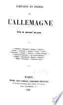 Écrivains et poètes de l'Allemagne