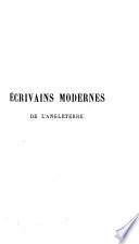 Ecrivains modernes de l'Angleterre