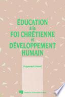 Éducation à la foi chrétienne et développement humain