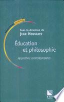 Education et philosophie