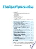 Efficacite Energetique des Operations de Chauffage des Liquides Alimentaires