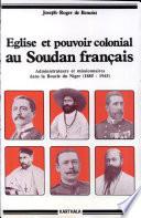 Église et pouvoir colonial au Soudan français