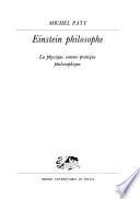 Einstein philosophe